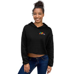 Tres Monkeys Crop Hoodie