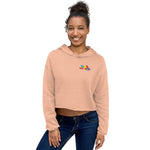 Tres Monkeys Crop Hoodie