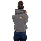 Tres Monkeys Crop Hoodie