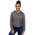 Tres Monkeys Crop Hoodie